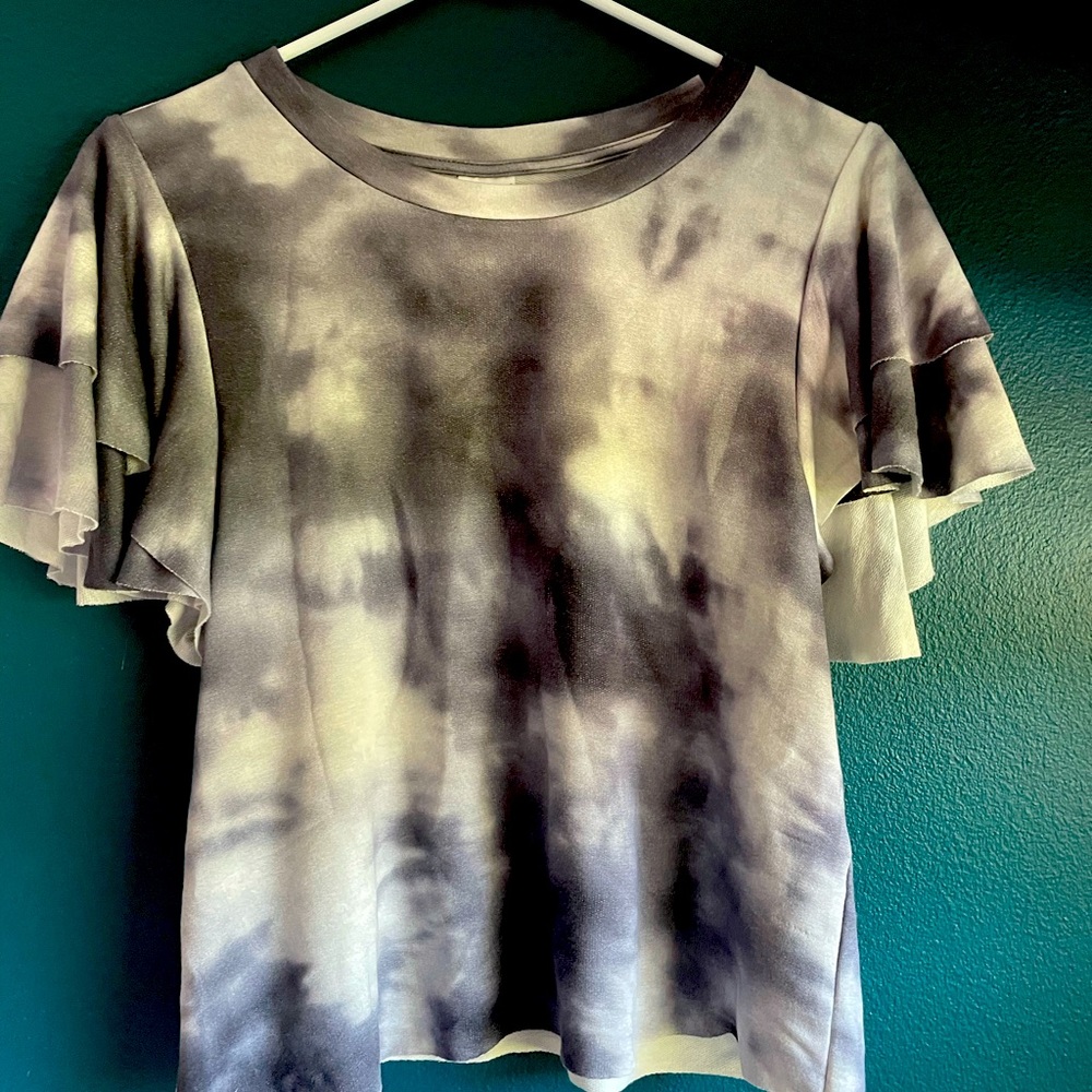 Tie dye women’s crop top